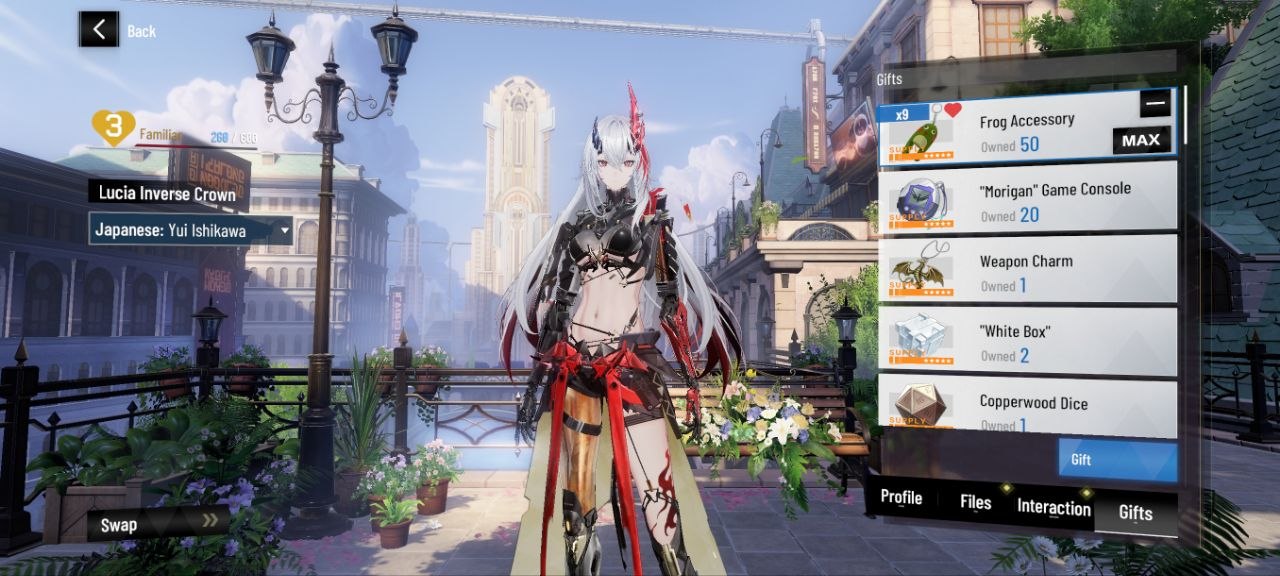 Construct Affection Gift System