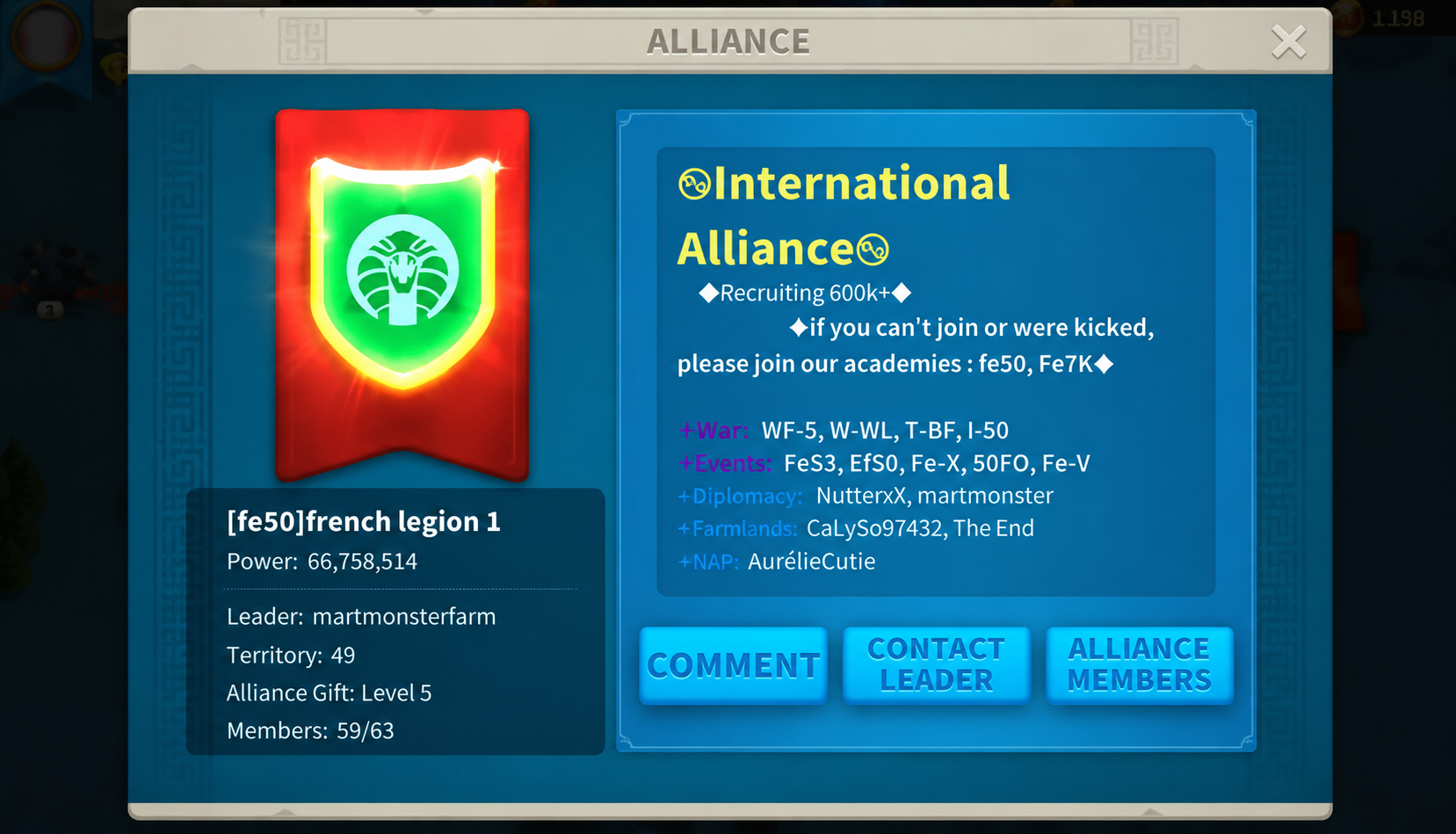 rise of kingdoms active alliance