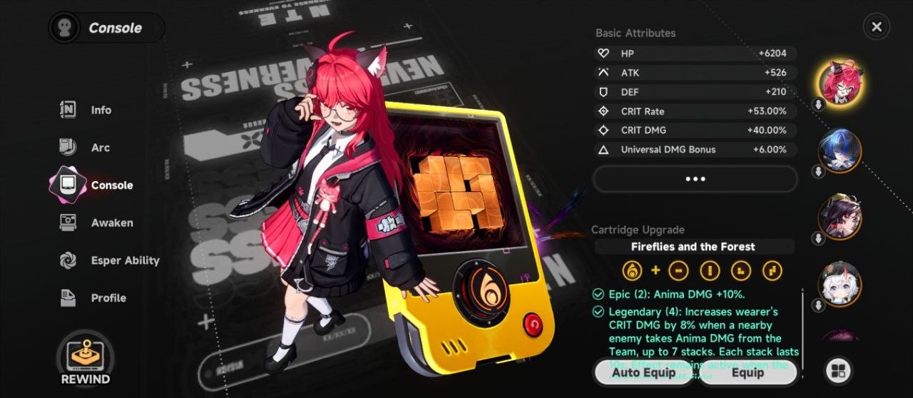 NTE Character Builds
