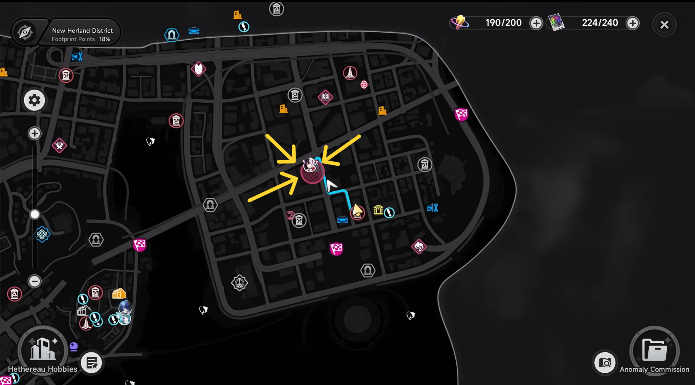 Swallow Tail Boss Location