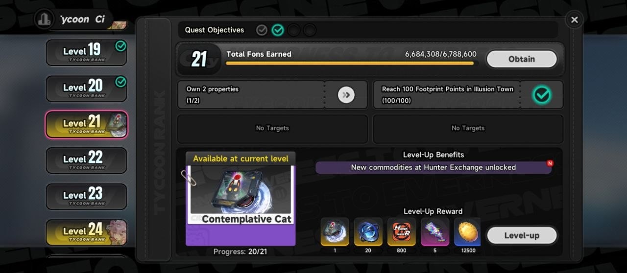 Contemplative Cat Tycoon Reward
