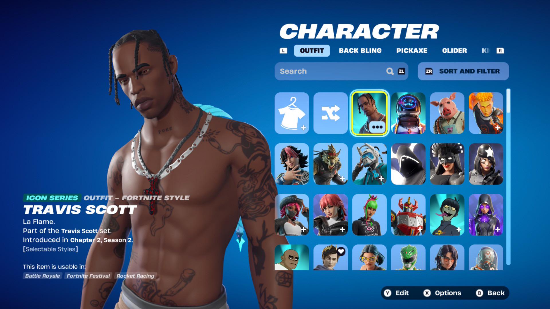 Travis Scott in Fortnite