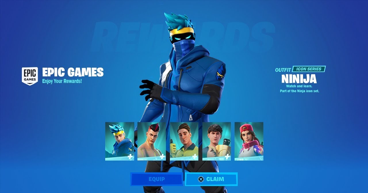Ninja Fortnite Icon Series Skin