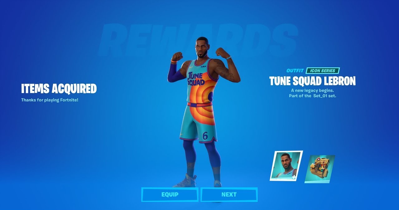 LeBron James Fortnite Icon Series Skin