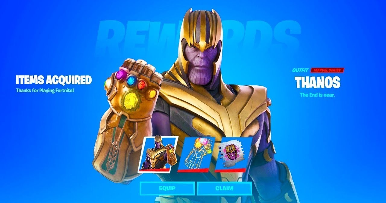 Thanos Fortnite x Marvel