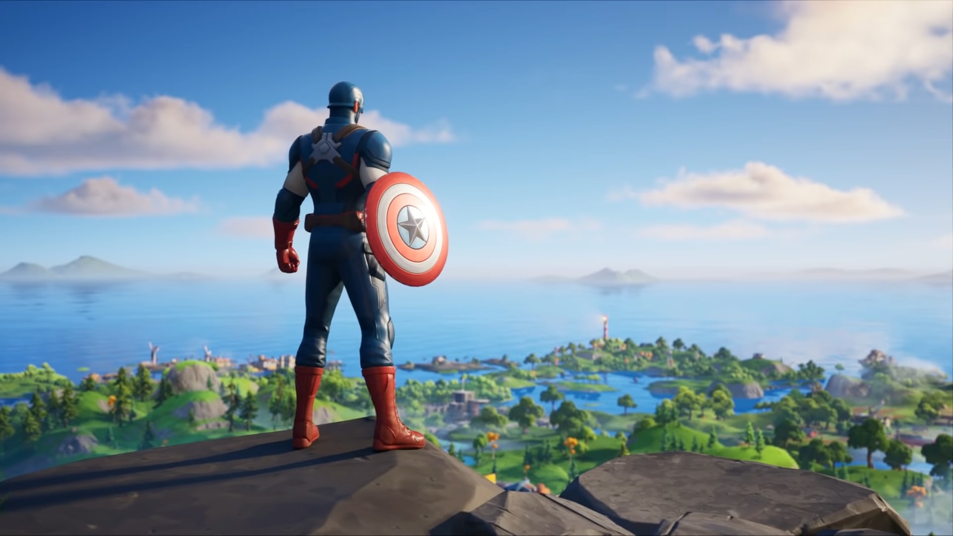 Captain America Fortnite x Marvels