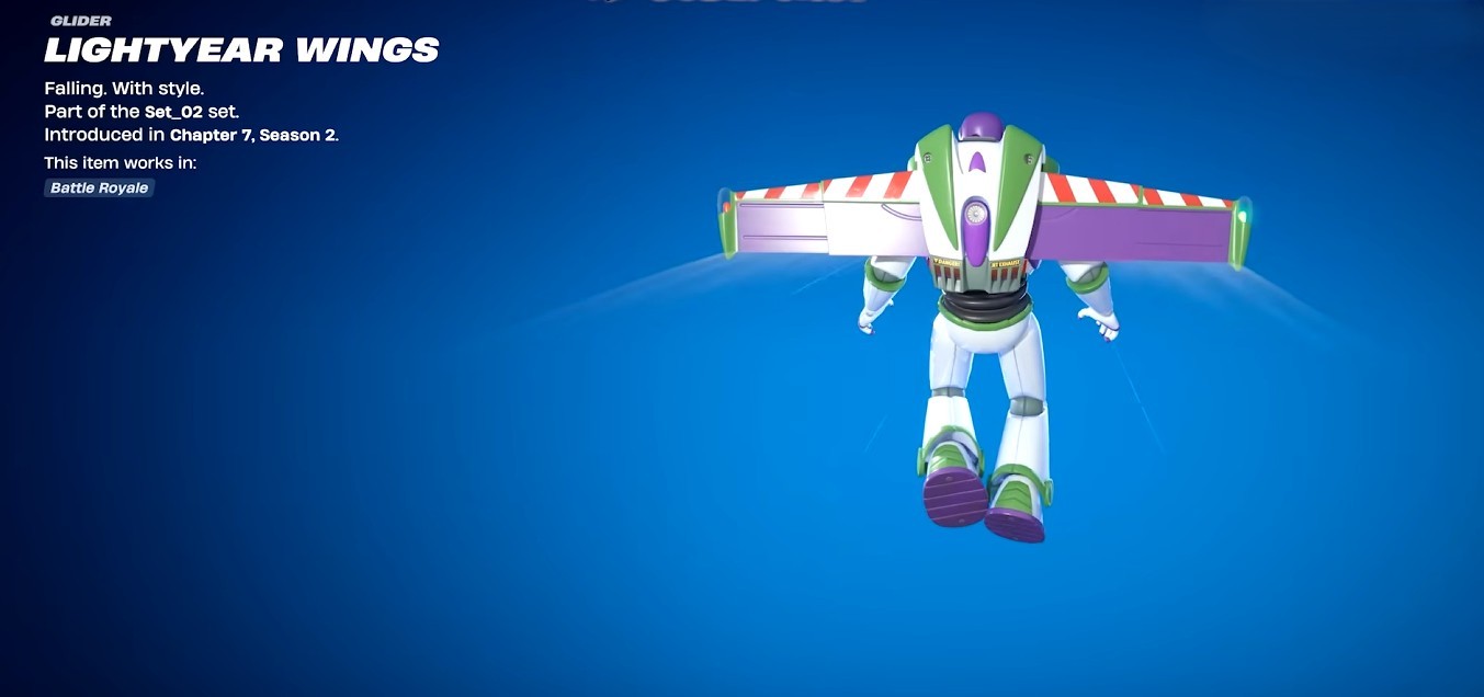 Lightyear Wings Glider&nbsp;Fortnite x Toy Story