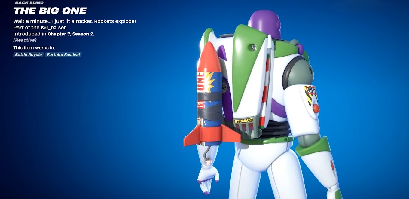 The Big One Back Bling