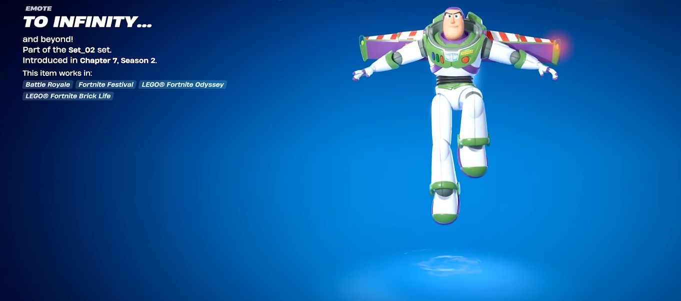 To Infinity&hellip; Emote&nbsp;Fortnite x Toy Story