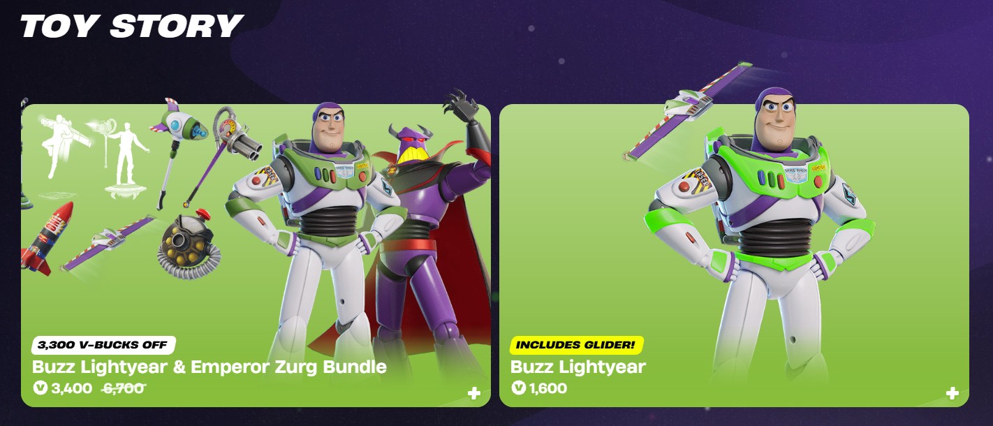Fortnite x Toy Story Bundle Price
