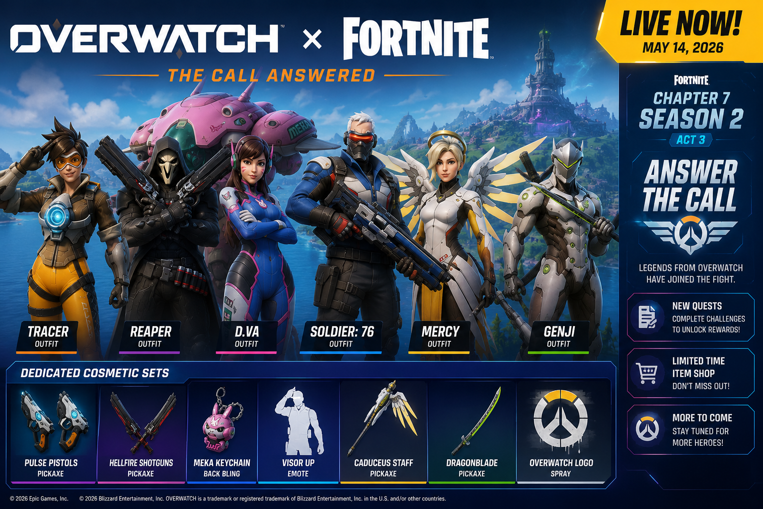 Fortnite x Overwatch (Official Launch)