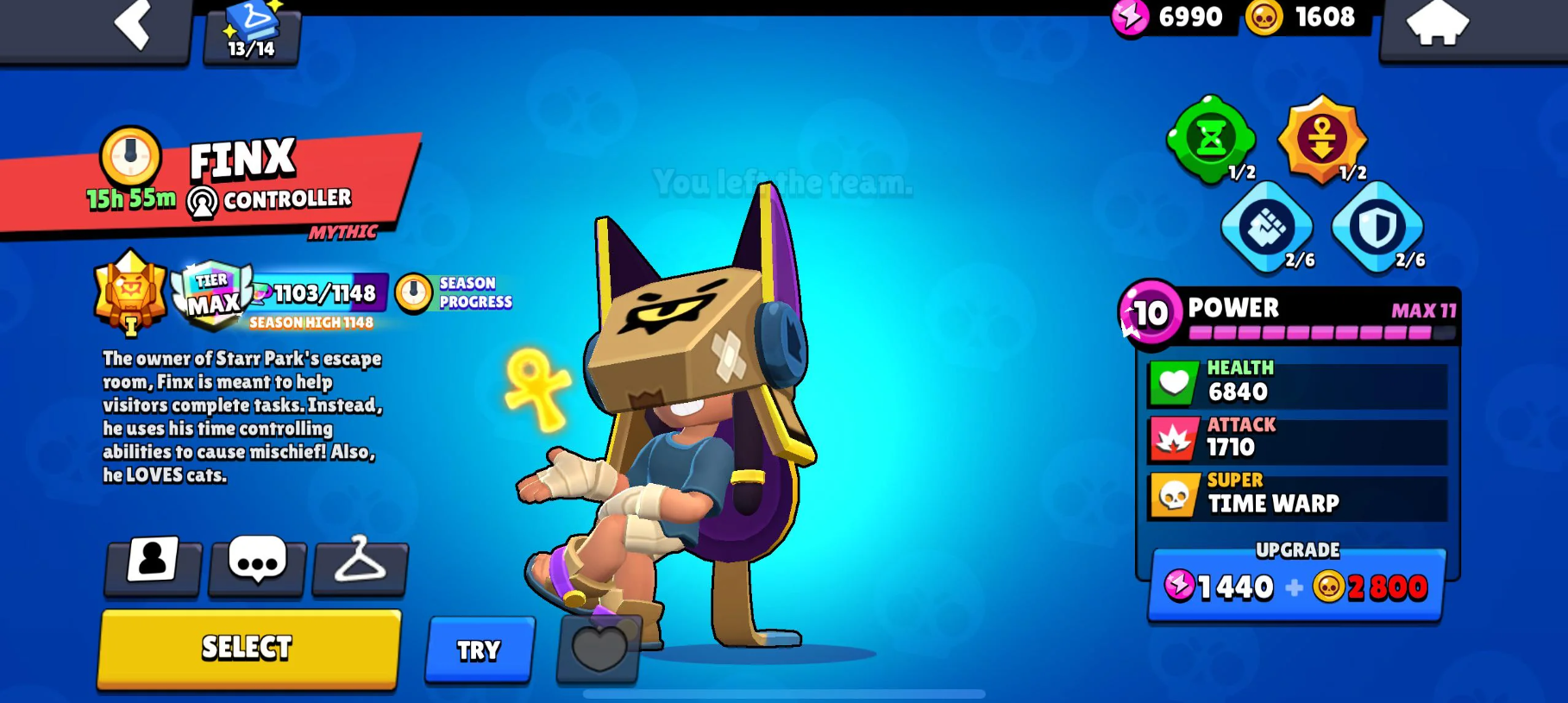 Finx skills