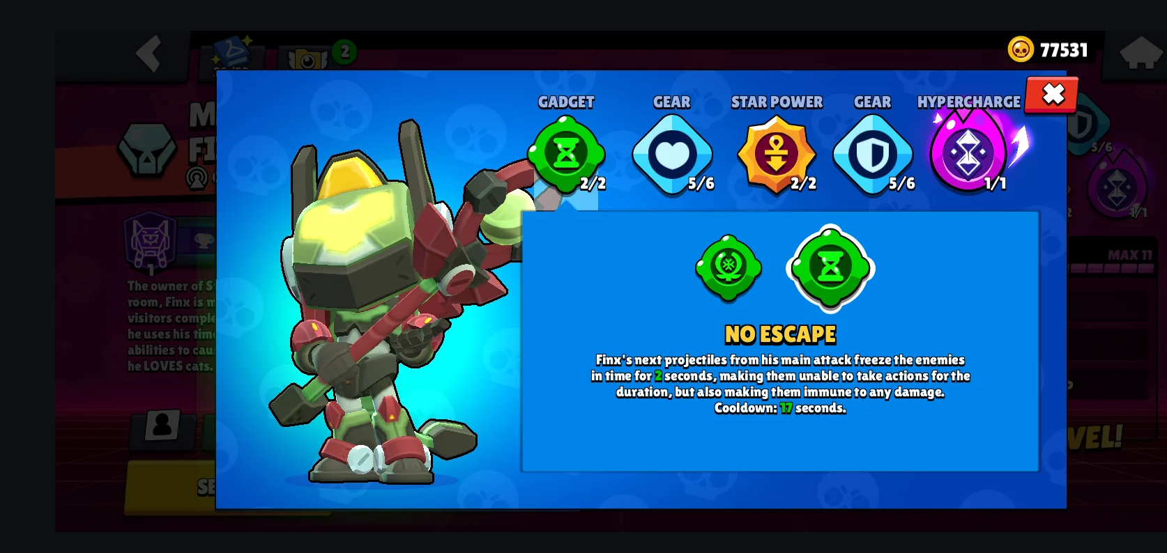 Finx skills No Escape