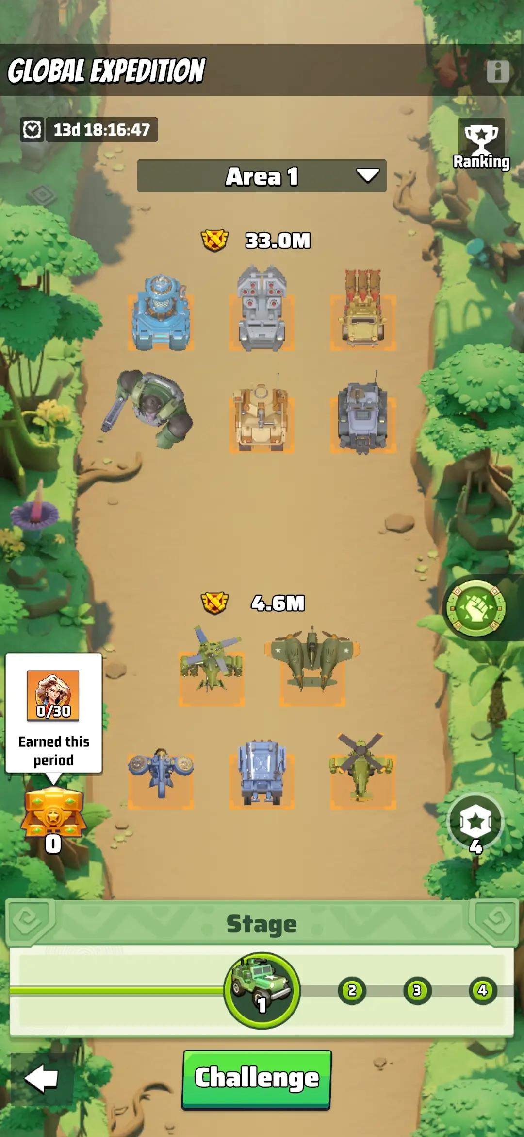 Last War Survival Global Expedition Area 1 stage map