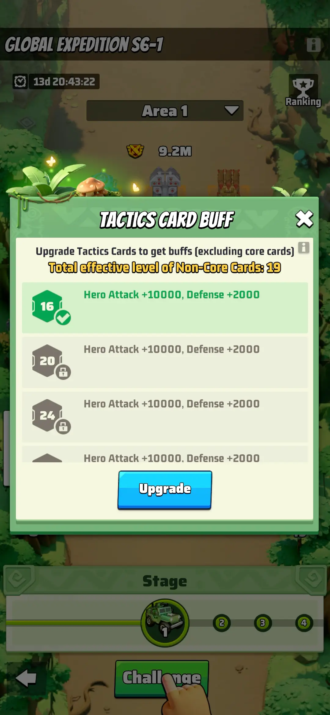 Last War Survival Global Expedition Tactics Card Buff