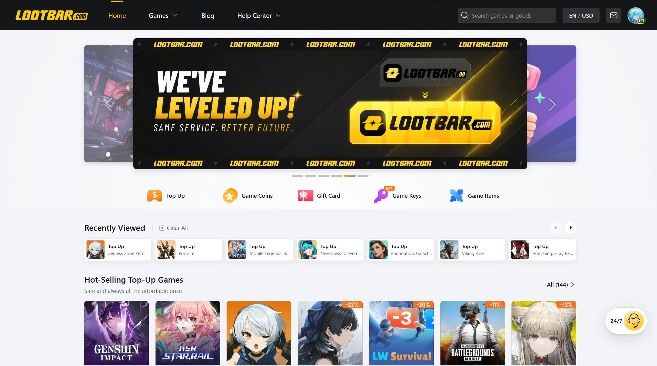 LootBar-Trusted V-Bucks Top up Platform