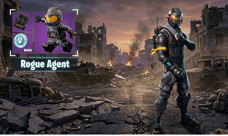 Rare Rogure Agent Fortnite skin
