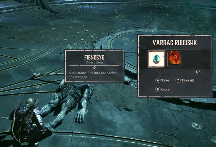 Gemstone #4 and Uriziel Sword