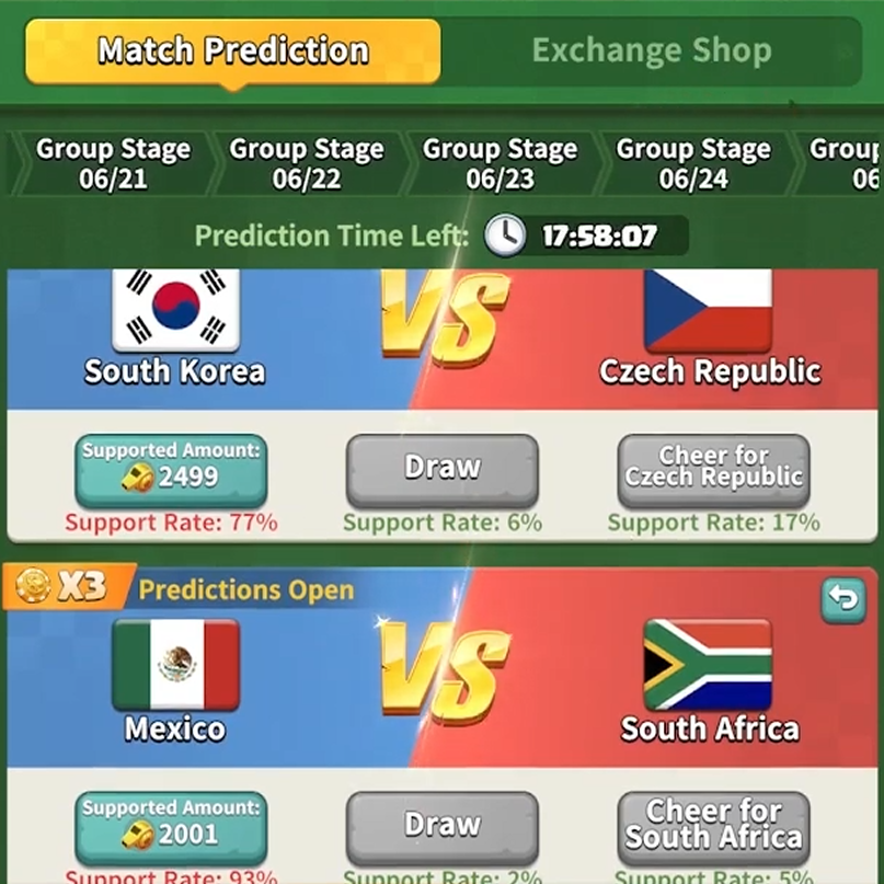 Match predictions in Dark War Survival