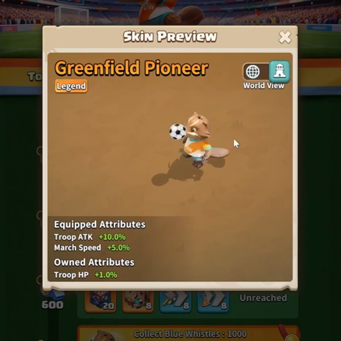 Greenfield Pioneer skin in Dark War Survival