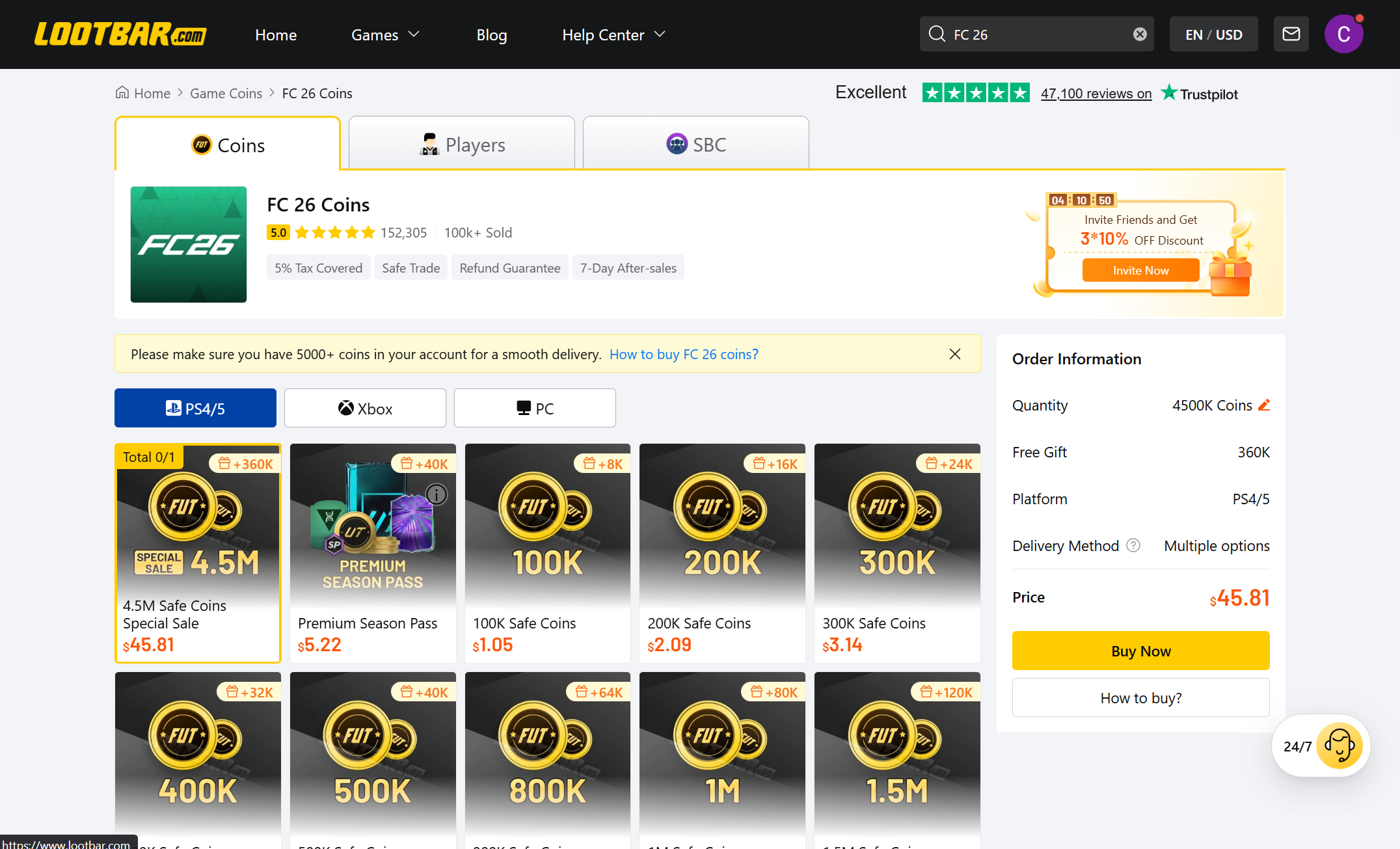 FC 26 Coins - LootBar