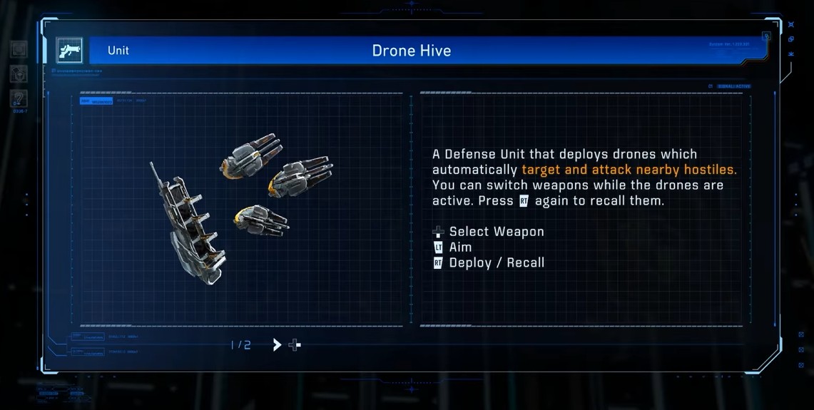 Drone Hive Weapon in Pragmata
