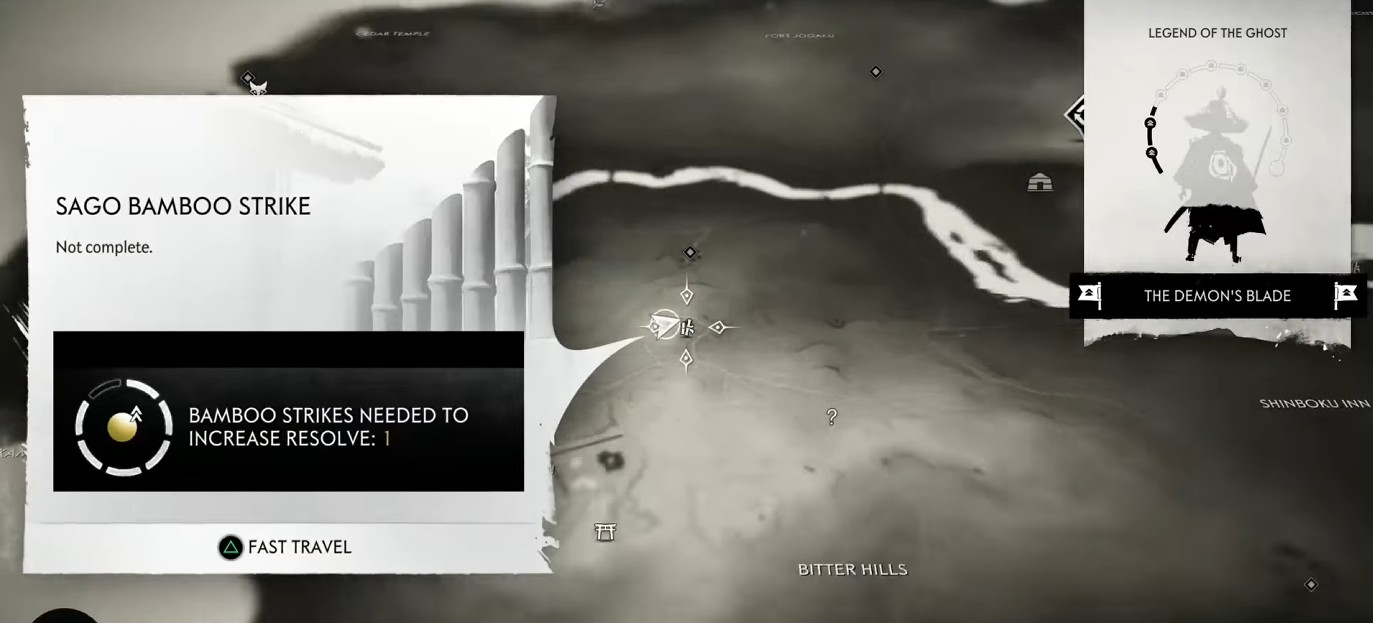 Sago Bamboo Strike Location in Ghost of Tsushima