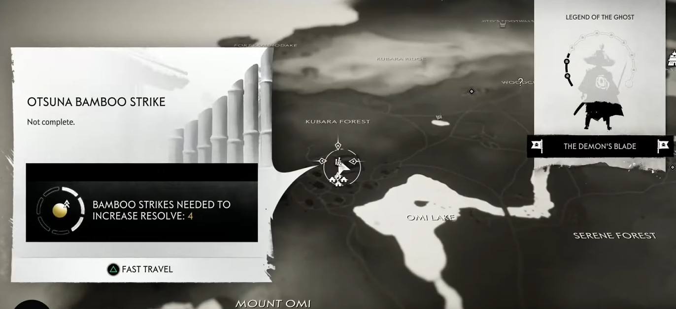 Otsuna Bamboo Strike Location in Ghost of Tsushima