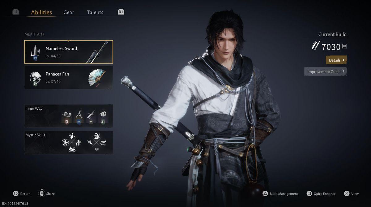 Where wind meet Stats and Attributes