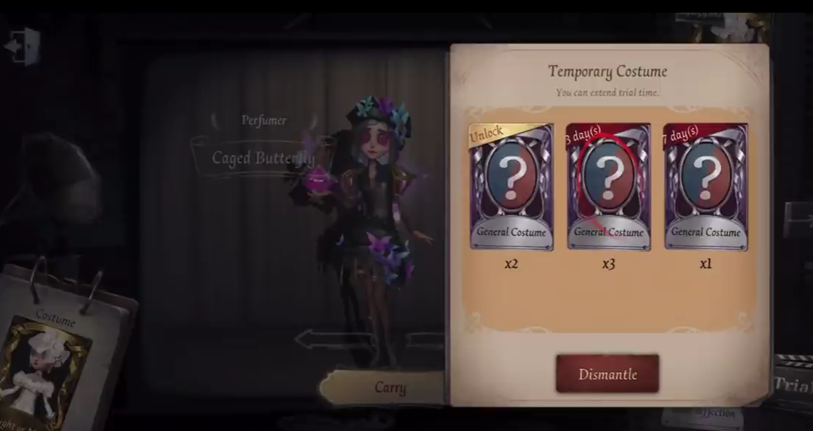 Dismantle Unused Trial Cards