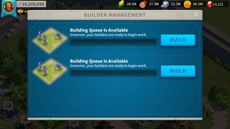 building queues