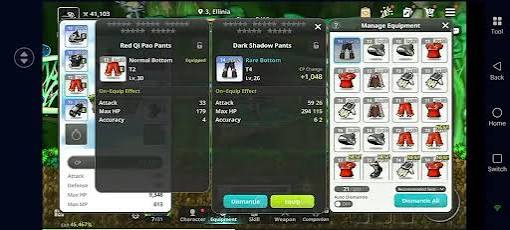 Early Game Equipment Progression