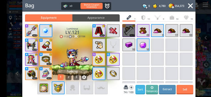 Chaos Root Abyss Equipment