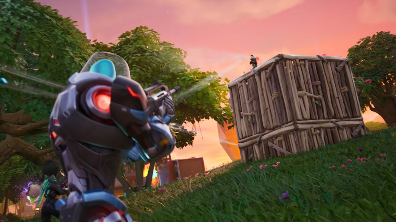 Fornite Ingame Showing Buldings Mechanics