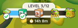 Cash Treasures level rewards in Monopoly GO with event prizes