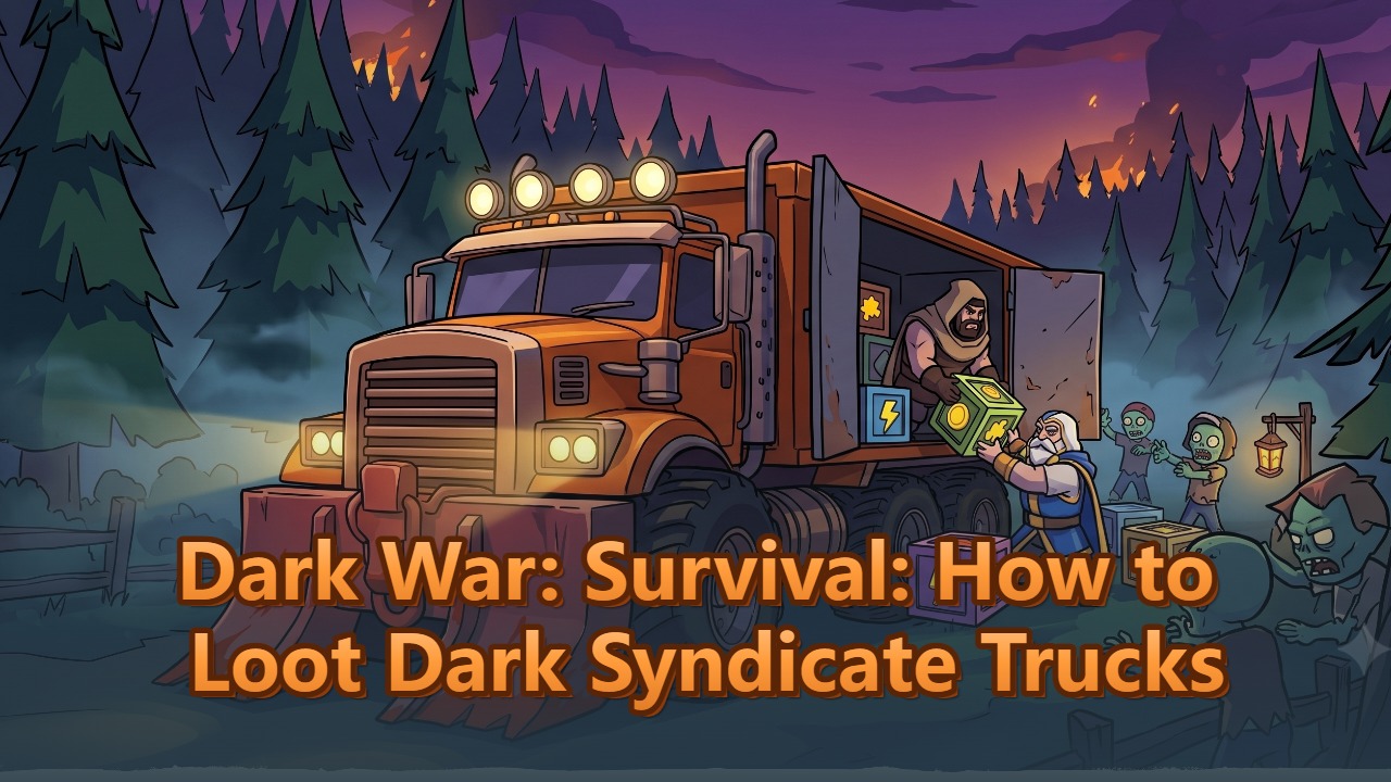 Dark War: Survival: How to Loot Dark Syndicate Trucks