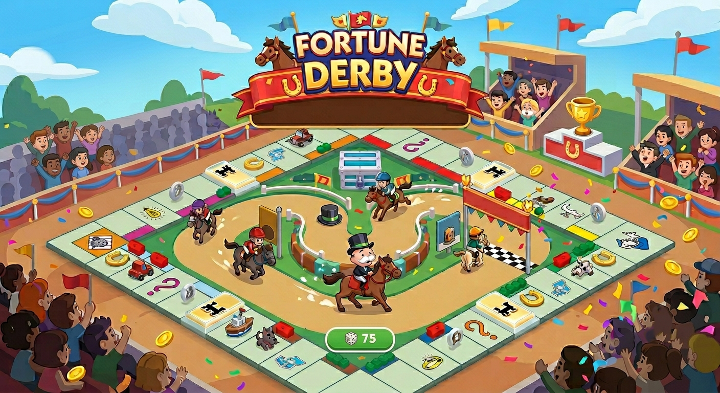 Monopoly GO Fortune Derby event gameplay