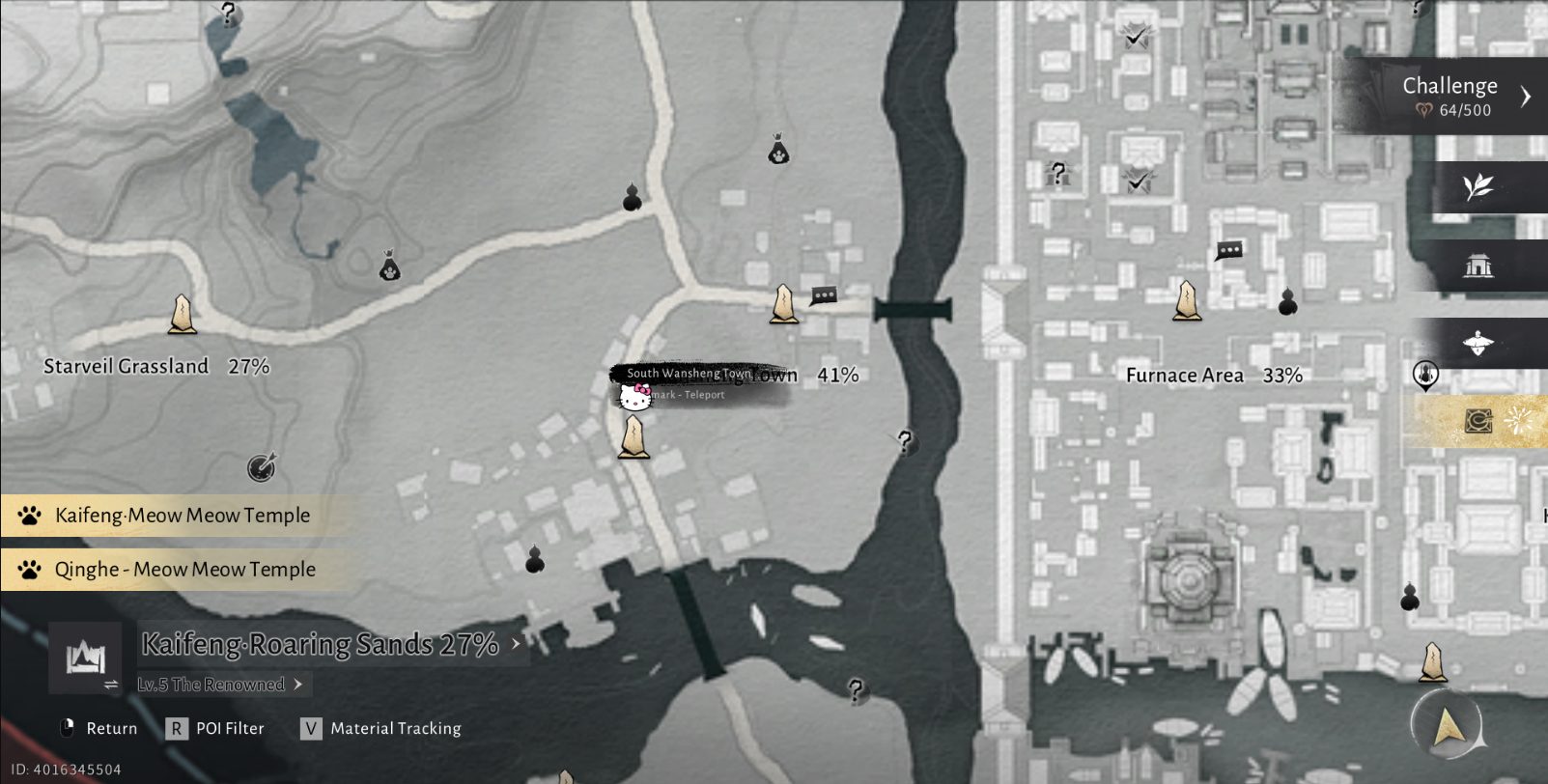 Kaifeng Meow Meow Cat Locations (Mid Game Region)