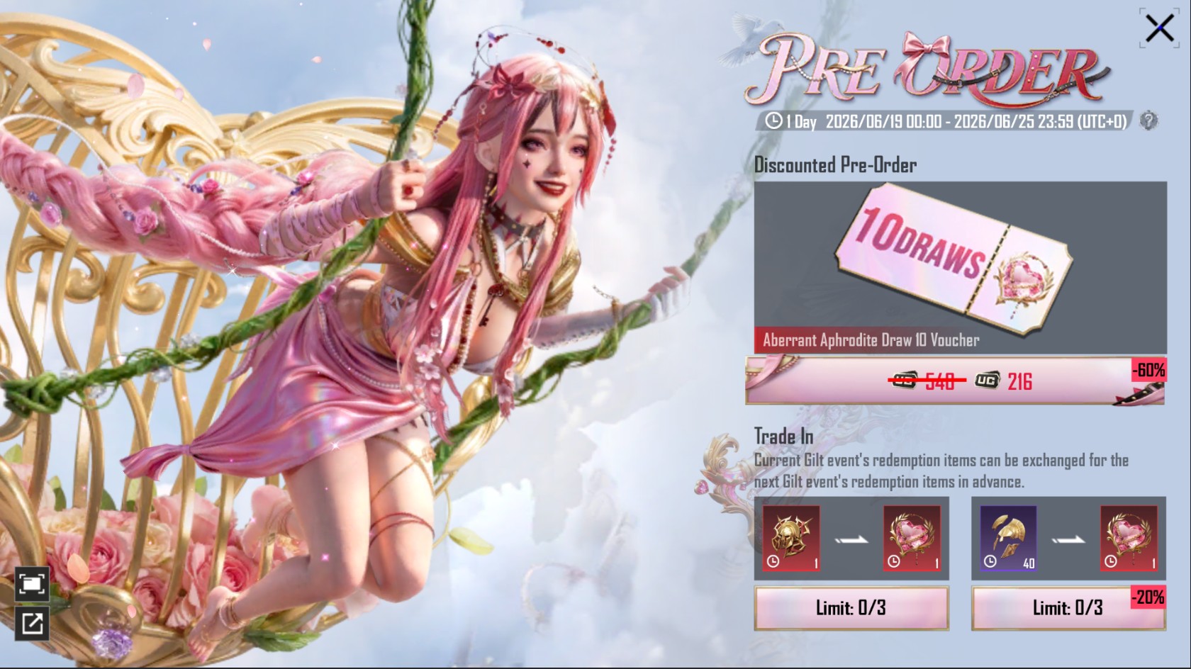 Aberrant Aphrodite Gilt Pre-Order