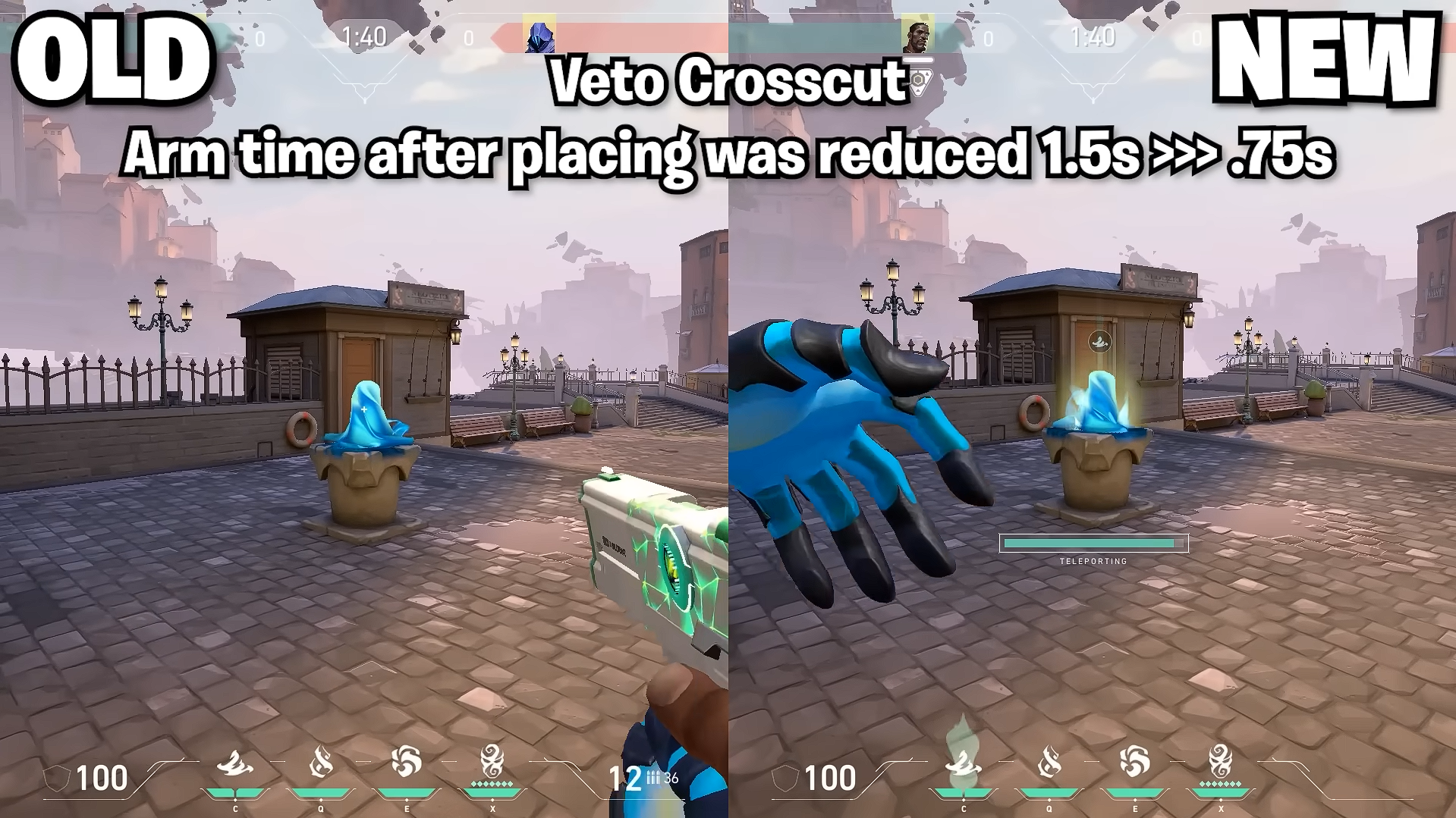 Veto's Crosscut Arm Time Buffed