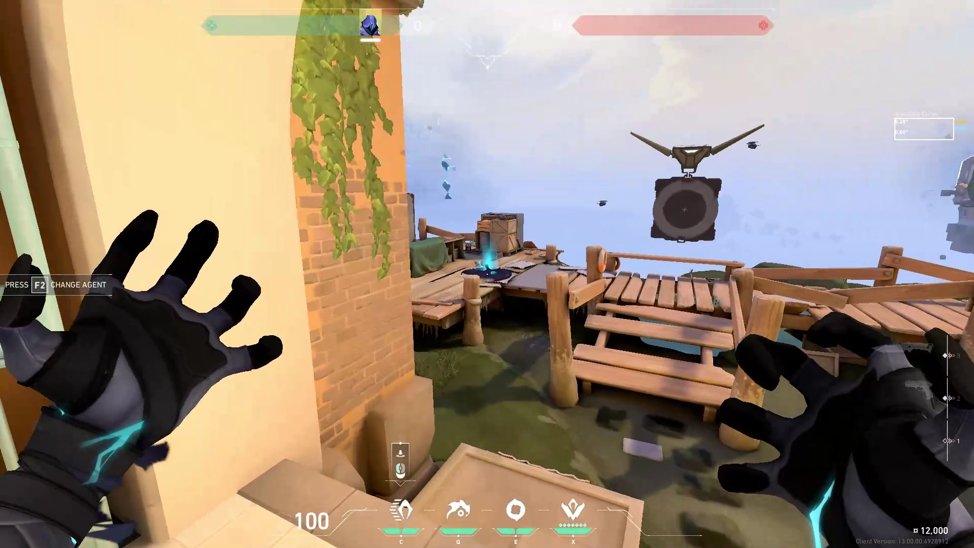 Omen's Teleport Usage