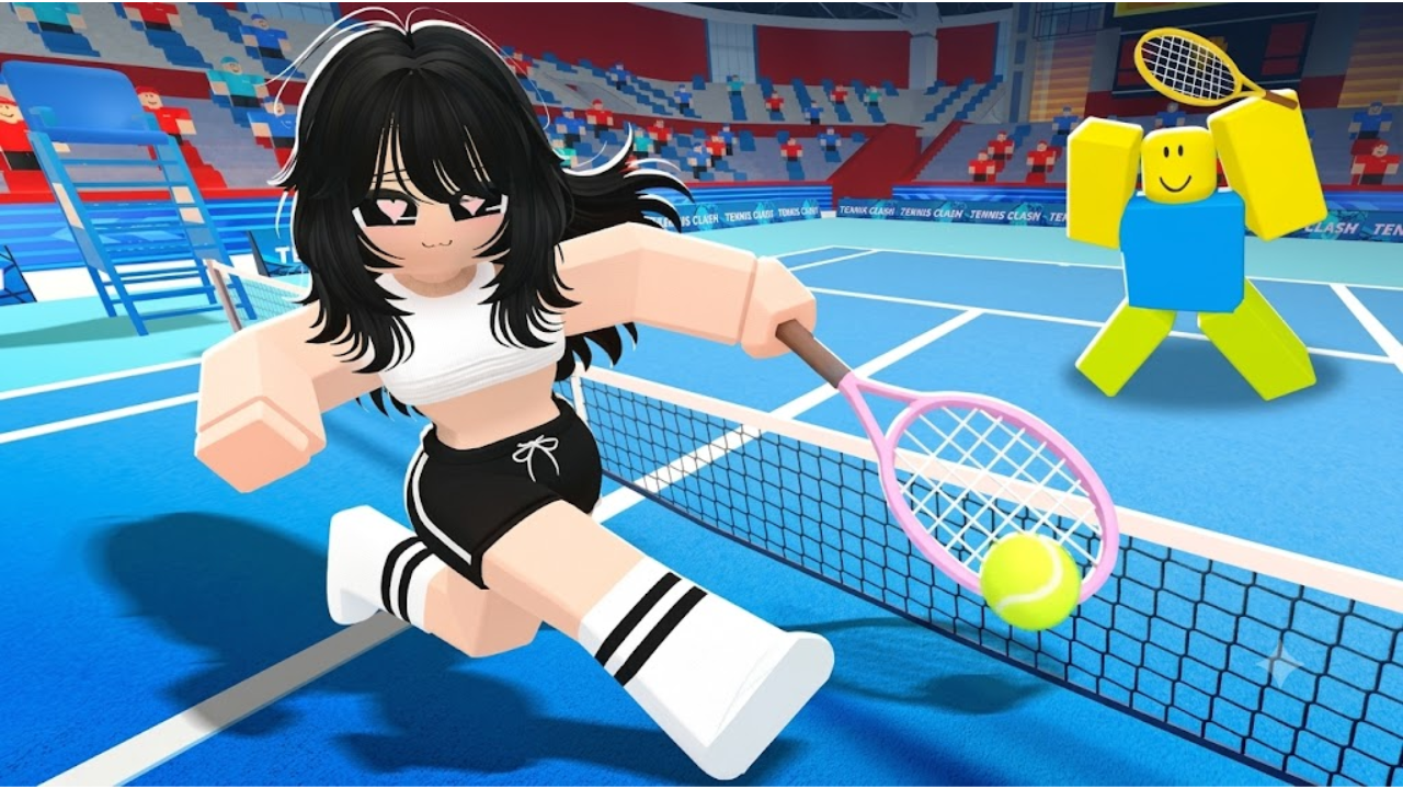 Roblox Neo Tennis match Illustration