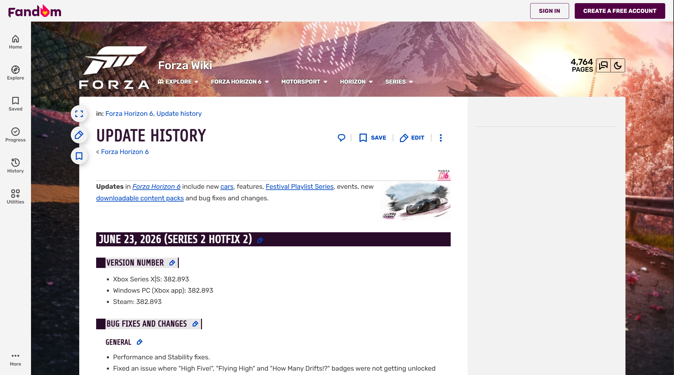 Wiki - Forza Horizon Update and News
