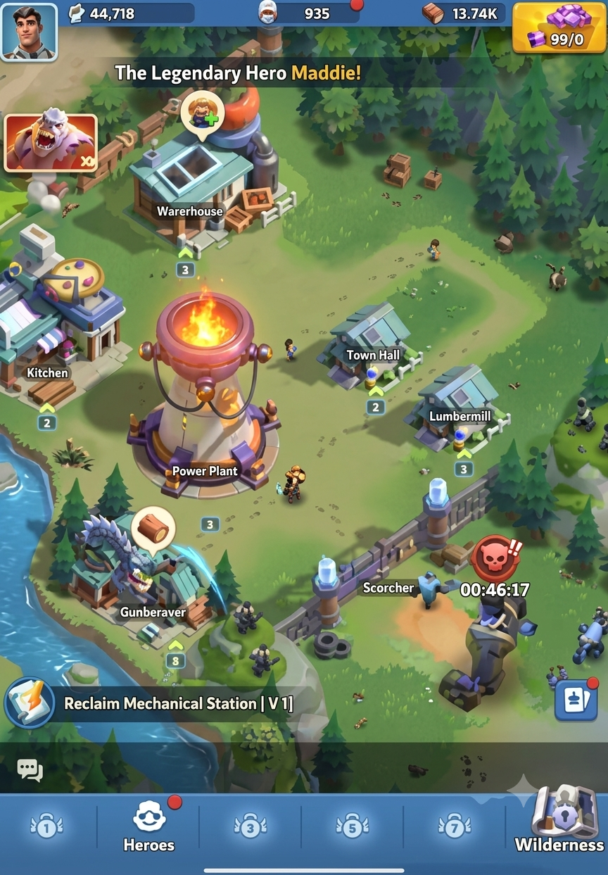 Tiles Survive Power Plant