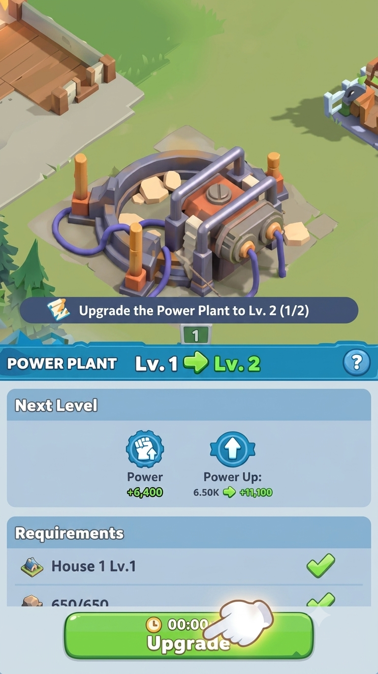 Power Plant Upgrade Requirements