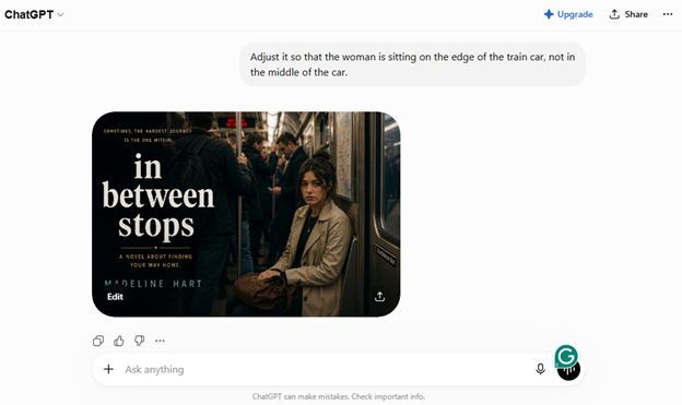 ChatGPT image generation editing artwork through natural conversation and iterative prompts