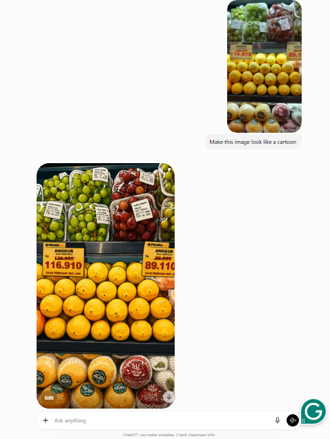 ChatGPT image generation transforming and enhancing user uploaded photos through AI editing