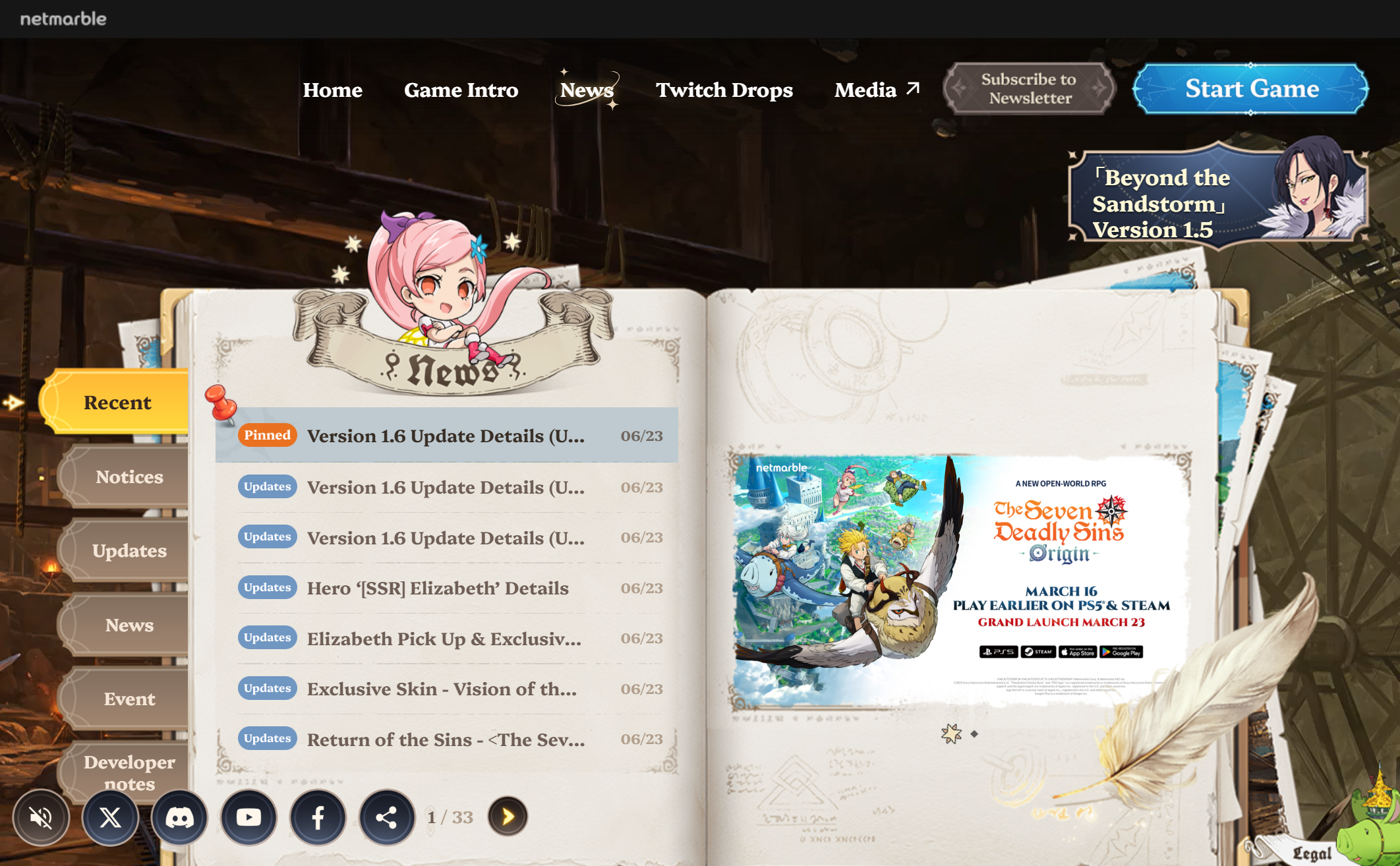 Netmarbl - The Seven Deadly Sins: Origin
