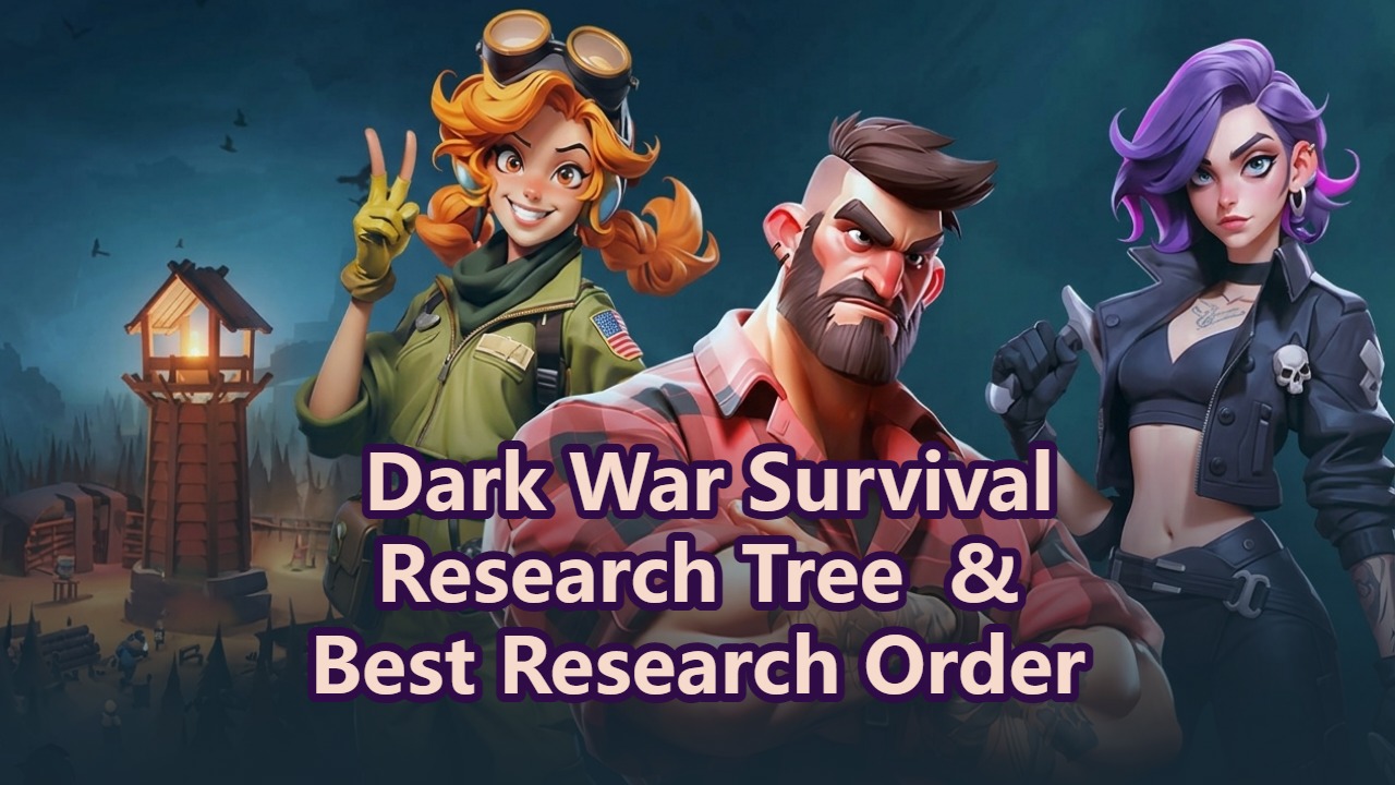 Dark War Survival Research Tree & Best Research Order Guide