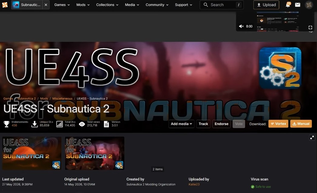 UE4SS for Subnautica 2